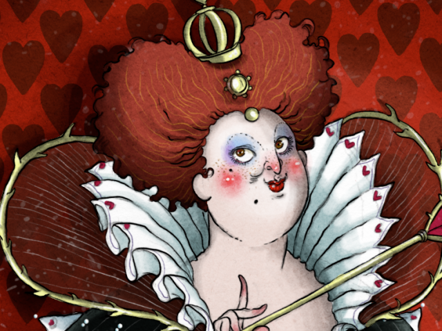 Queen of hearts / Alice in wonderland